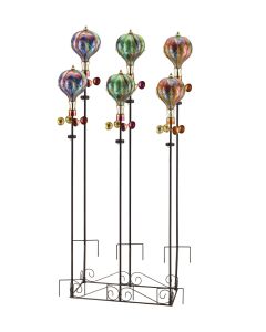 Swirl Balloon Spinner Solar Stake Assortment