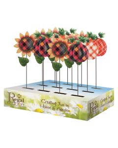 Pumpkin - Sunflower Plant Picks Assortment