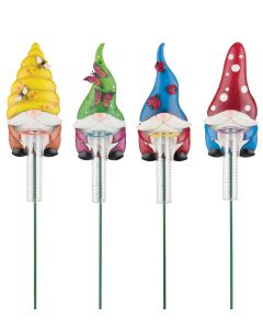 Gnome Rain Gauge Stake Pre-Pack 16 Pc