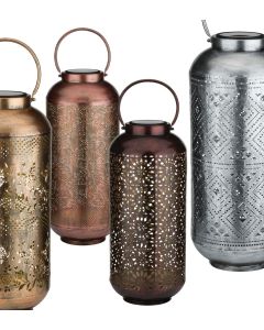 Cylinder Shadow Solar Lantern Pre-Pack 8 Pcs