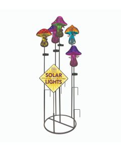 Fantasy Mushroom Solar Stakes Assortment 16 Pc