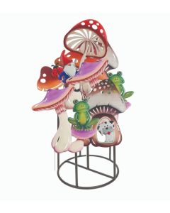 Mushroom Stake Assortment 16 Pc