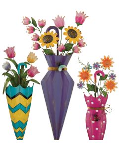 Umbrella Flower Stake Pre-Pack 12 Pc