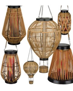 Wicker HAB - Solar Lantern Pre-Pack 24 Pc
