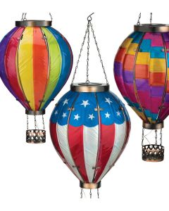 Hot Air Balloon Solar Lantern XLG Pre-Pack 6 Pc