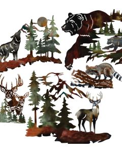 Metallic Lodge Wall Decor Pre-Pack 20 Pc
