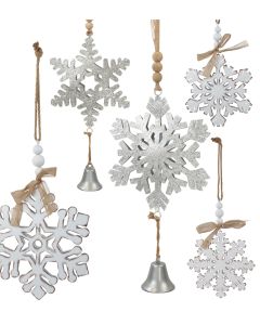 Snowflake Ornament Pre-Pack 12 Pc