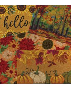 Fall Doormat Pre-Pack 42 Pc