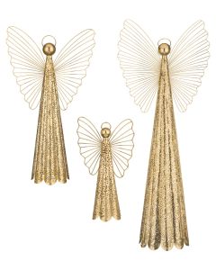 Contempo Gold Angel Decor Pre-Pack 8 Pc