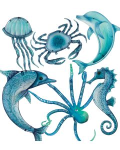Seablue Wall Decor Pre-Pack 24 Pc
