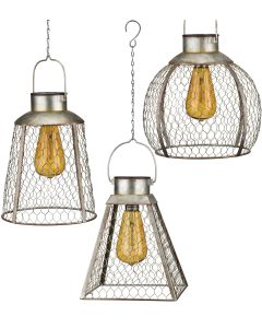 Edison Solar Lantern Pre-Pack 12 Pc