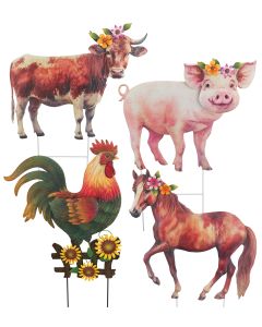 Farm Garden Stake Pre-Pack 16 Pc