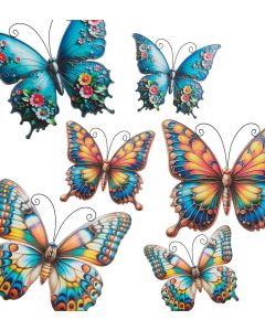 Butterfly Wall Decor Pre-Pack 24 Pc