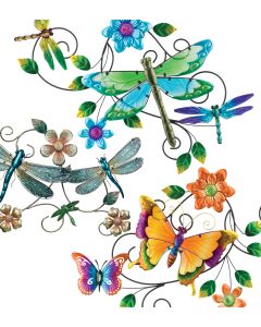 Glass Garden Wall Decor Pre-Pack 12 Pc
