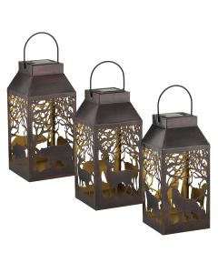 Lodge Shadow Solar Lantern Pre-Pack 12 Pc