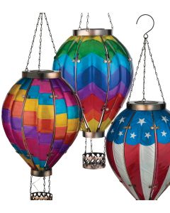 Hot Air Balloon Solar Lantern XLG Pre-Pack 10 Pc