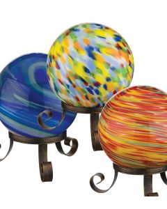 7.5" LED Gazing Ball Pre-Pack 12 Pcs