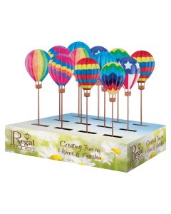Hot Air Balloon Plant Pick Assortment 72 Pc
