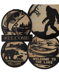 Woodland Glow Solar Wall Decor Pre-Pack 16 Pc