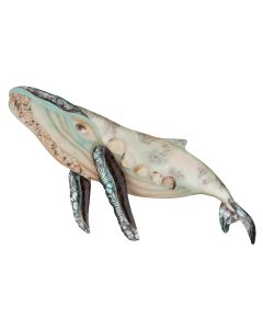 Capiz Whale Wall Decor