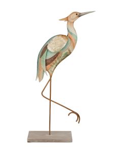 Capiz Crane Decor 18"